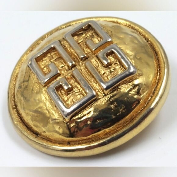 Givenchy France Gold Logo GG Brooch Jewelry Coming soon - Picture 4 of 11